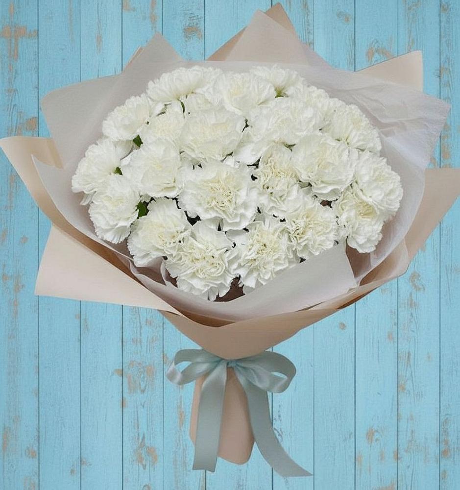 Букет цветов из: Гвоздики в Митрополье