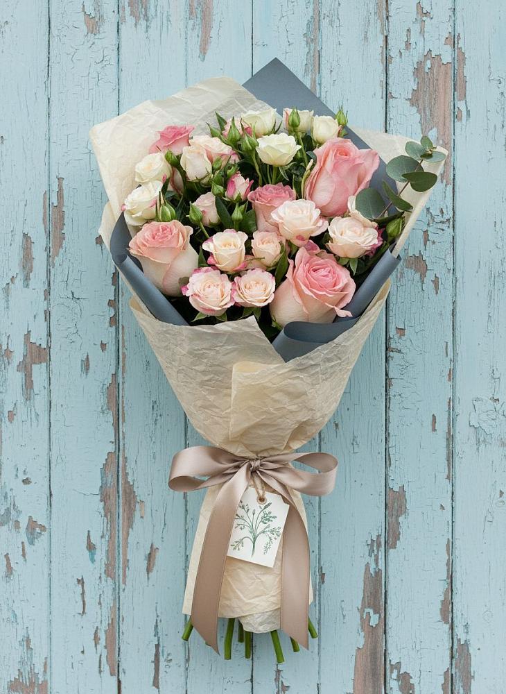 Букет цветов из: Розы в Митрополье