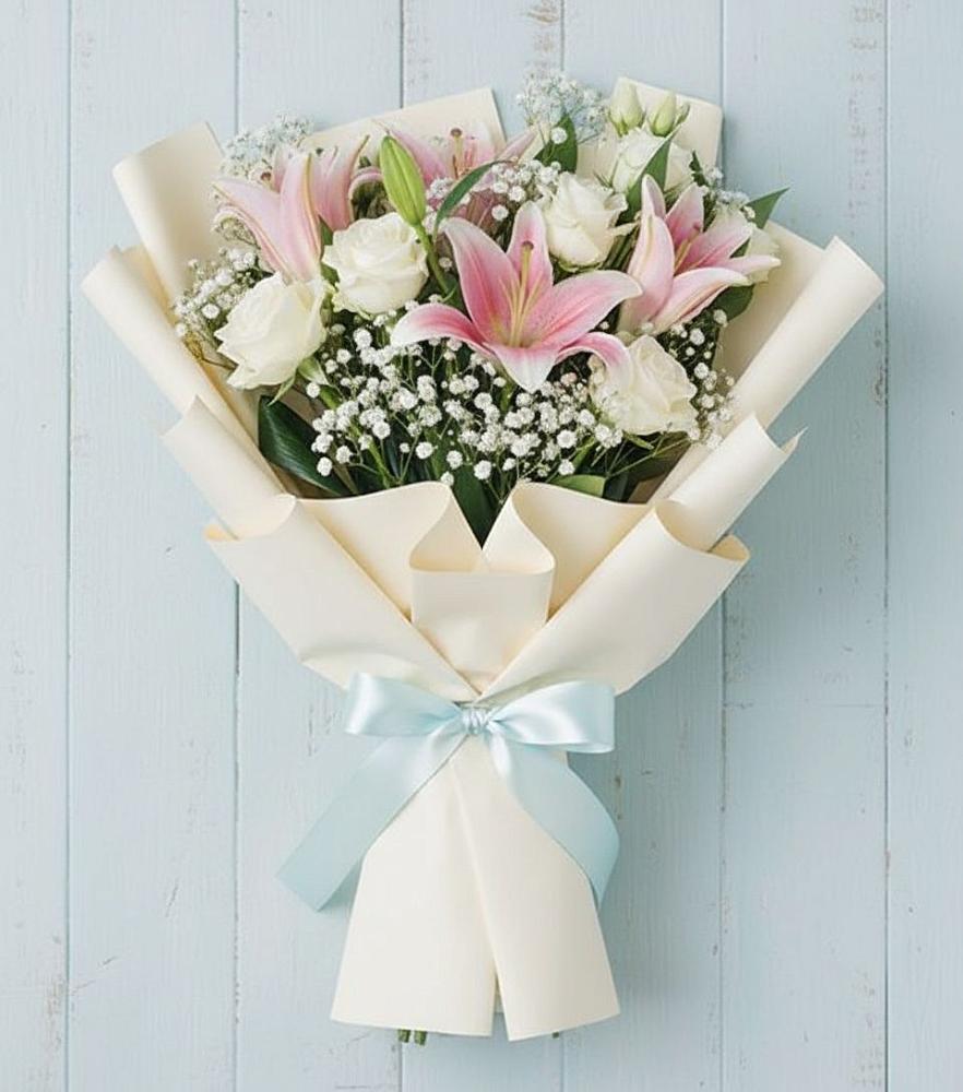 Букет цветов из: Лилии в Митрополье