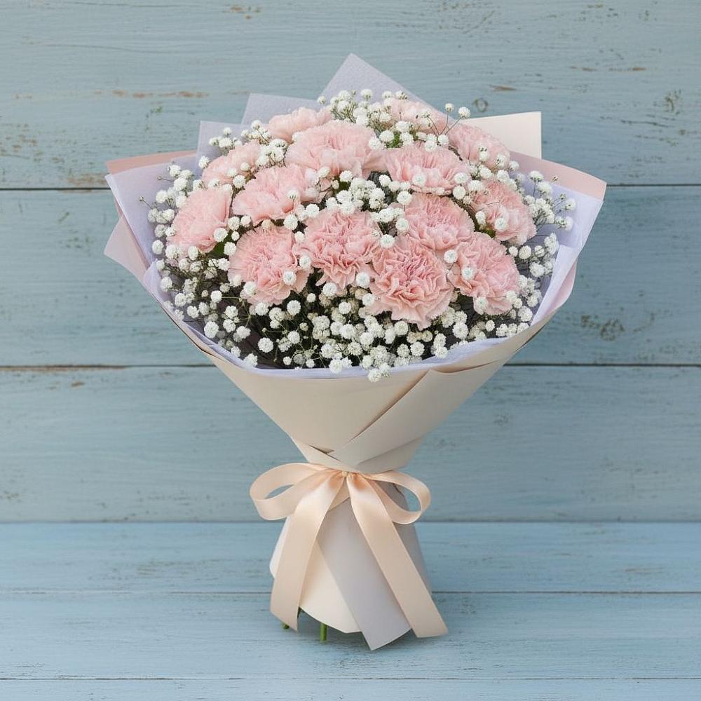 Букет цветов из: Гвоздики в Митрополье