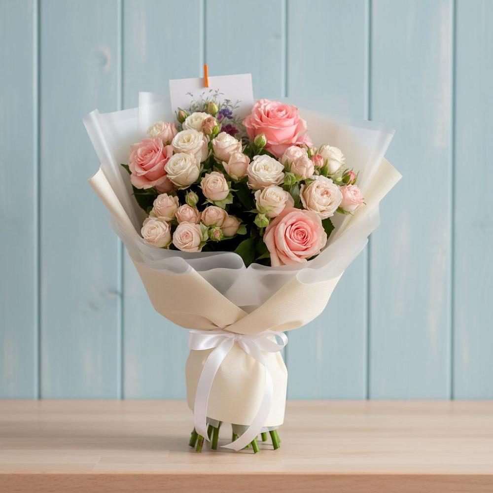 Букет цветов из: Розы в Митрополье