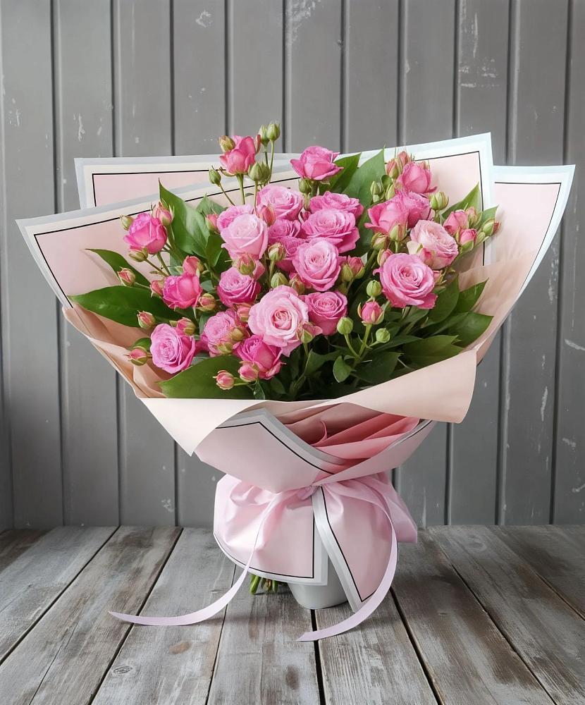 Букет Розовый кустик в Митрополье