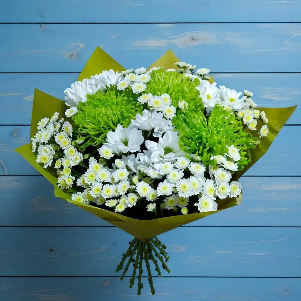 Букет цветов из: Хризантемы в Митрополье