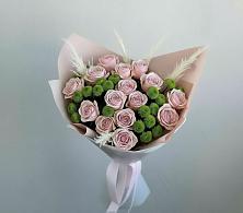 Букет цветов из:  Розы и Хризантемы #REPLACE_PRED# Митрополье