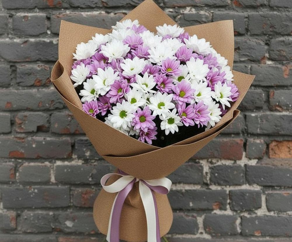 Букет цветов из: Хризантемы в Митрополье