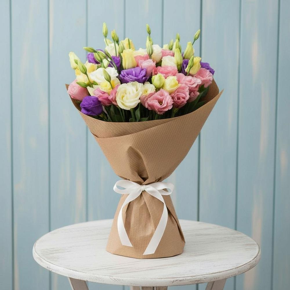 Букет цветов из: Лизиантусы в Митрополье