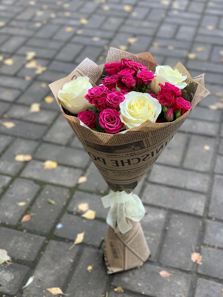 Букет цветов из: Розы в Митрополье