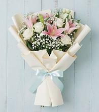 Букет цветов из:  Лилии в Митрополье
